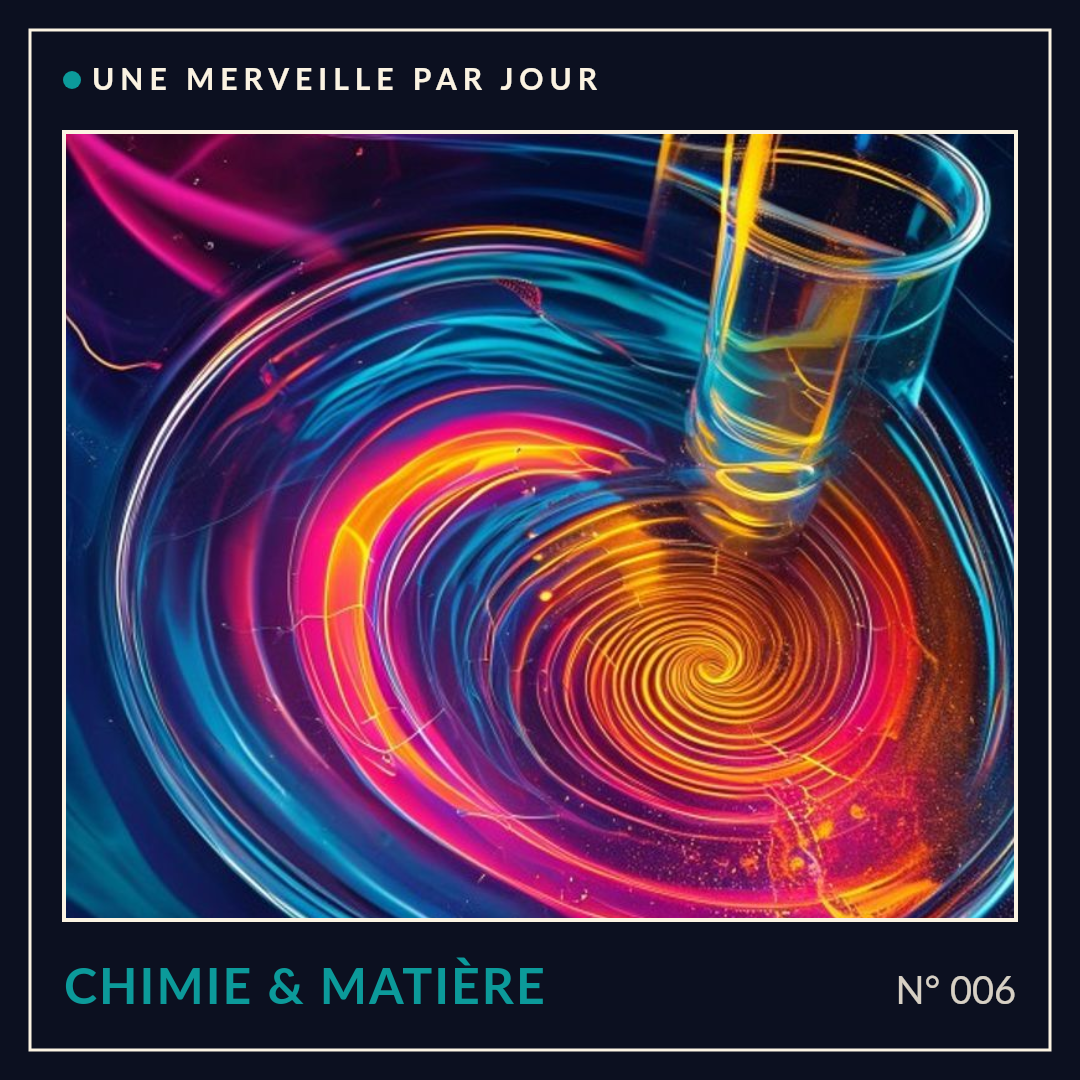 Le liquide qui change de couleur en rythme